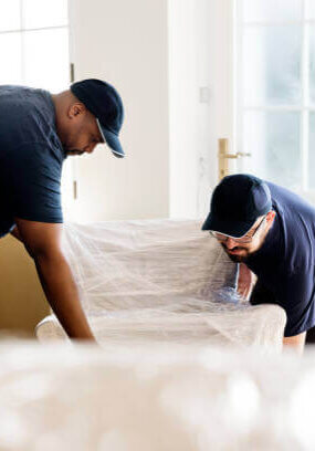 Furniture delivery service concept Furniture delivery service concept